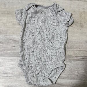 Bear Print Kids One Piece